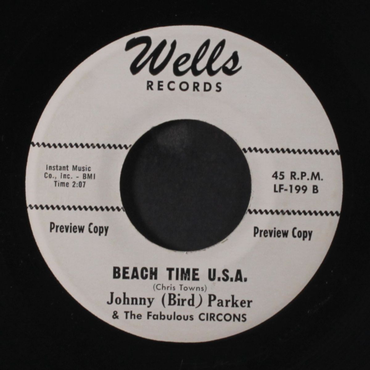 for goodness sake / beach time u.s.a. by JOHNNY (BIRD) PARKER & CIRCONS