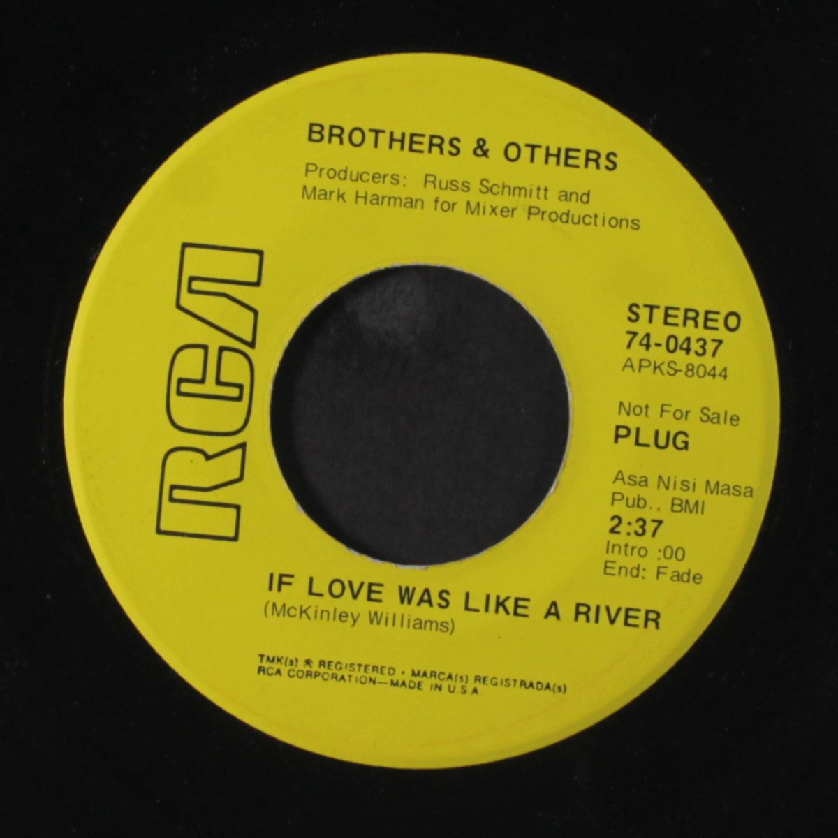 now is the time of the season / if love was like a river by BROTHERS & OTHERS
