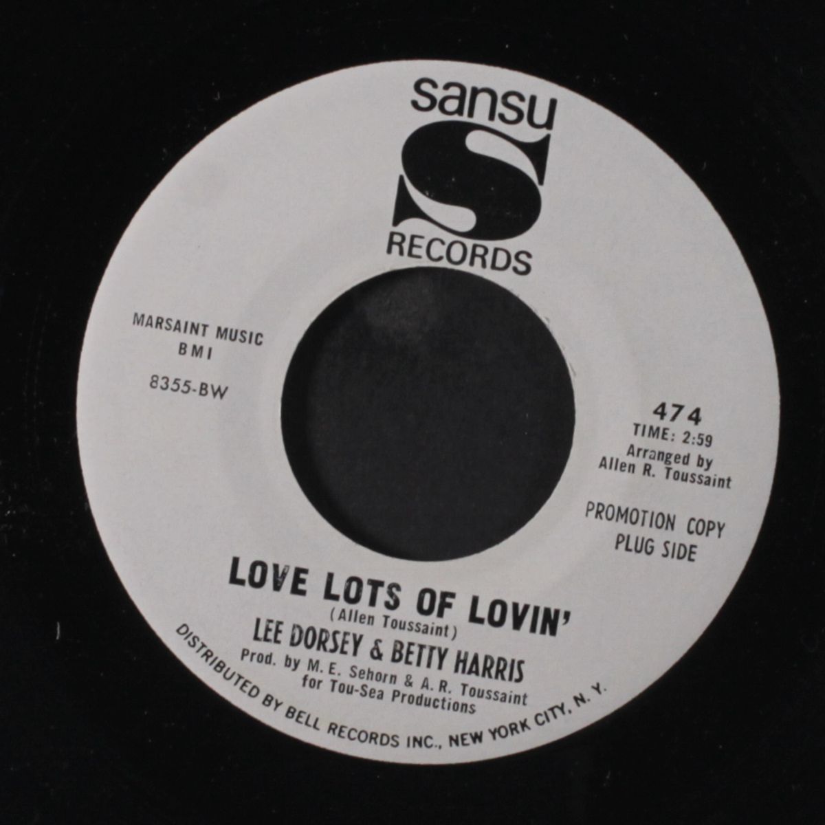 love lots of lovin' / take care of our love by LEE DORSEY & BETTY HARRIS