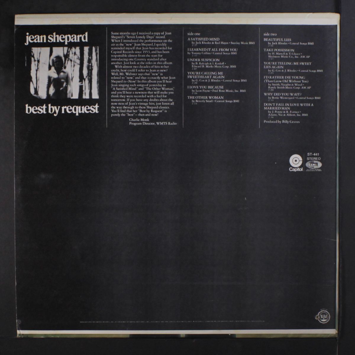 best by request by JEAN SHEPARD