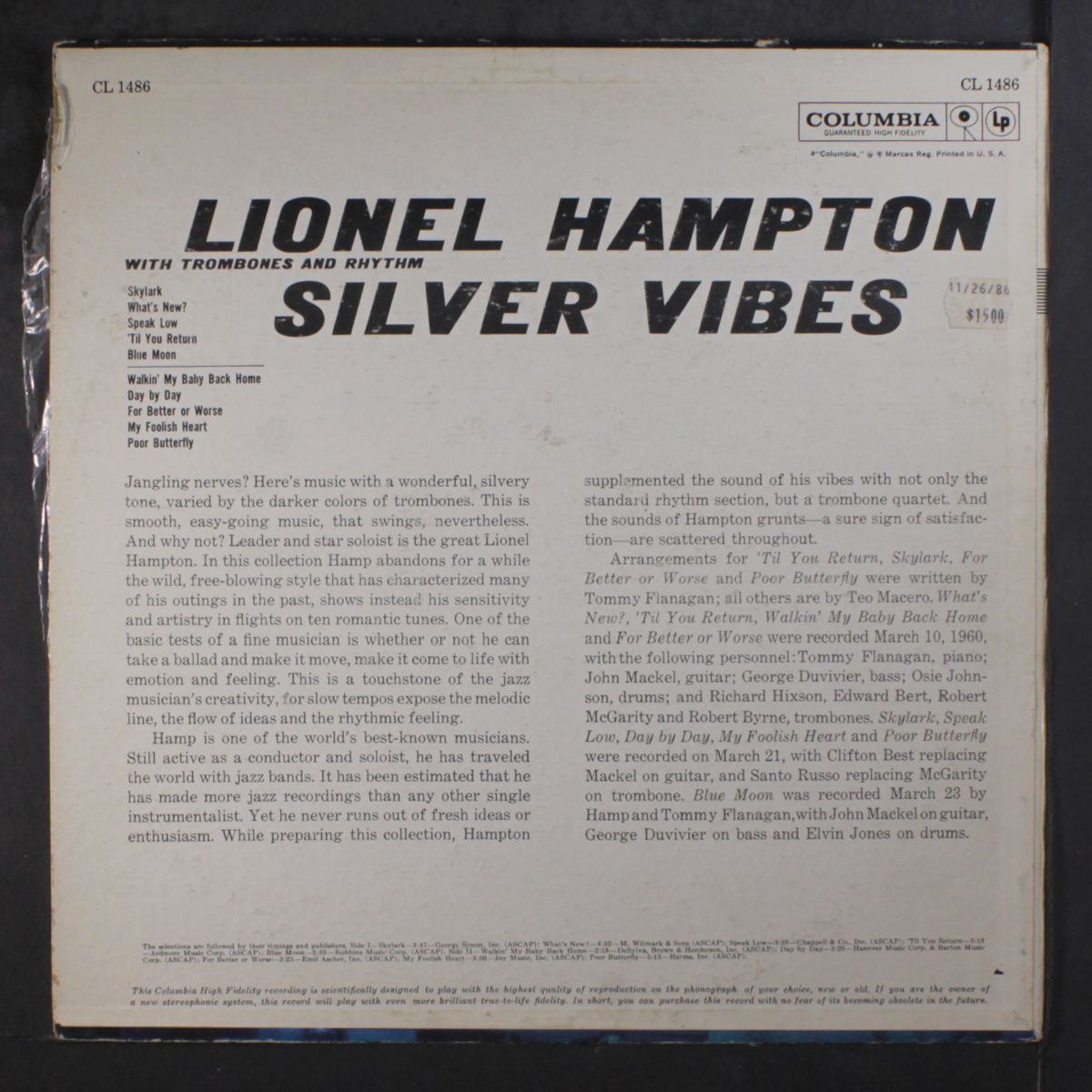 silver vibes by LIONEL HAMPTON