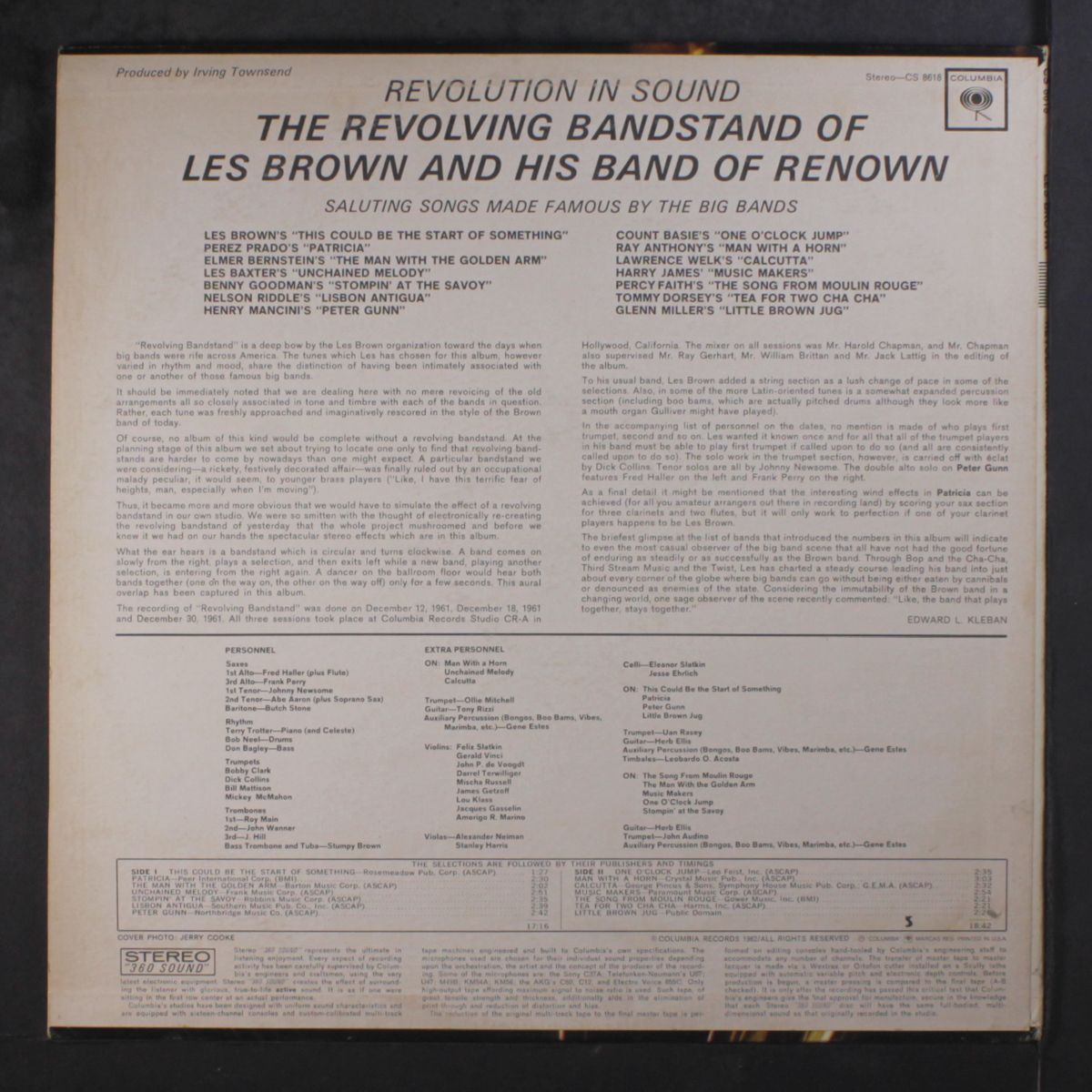 revolution in sound by LES BROWN