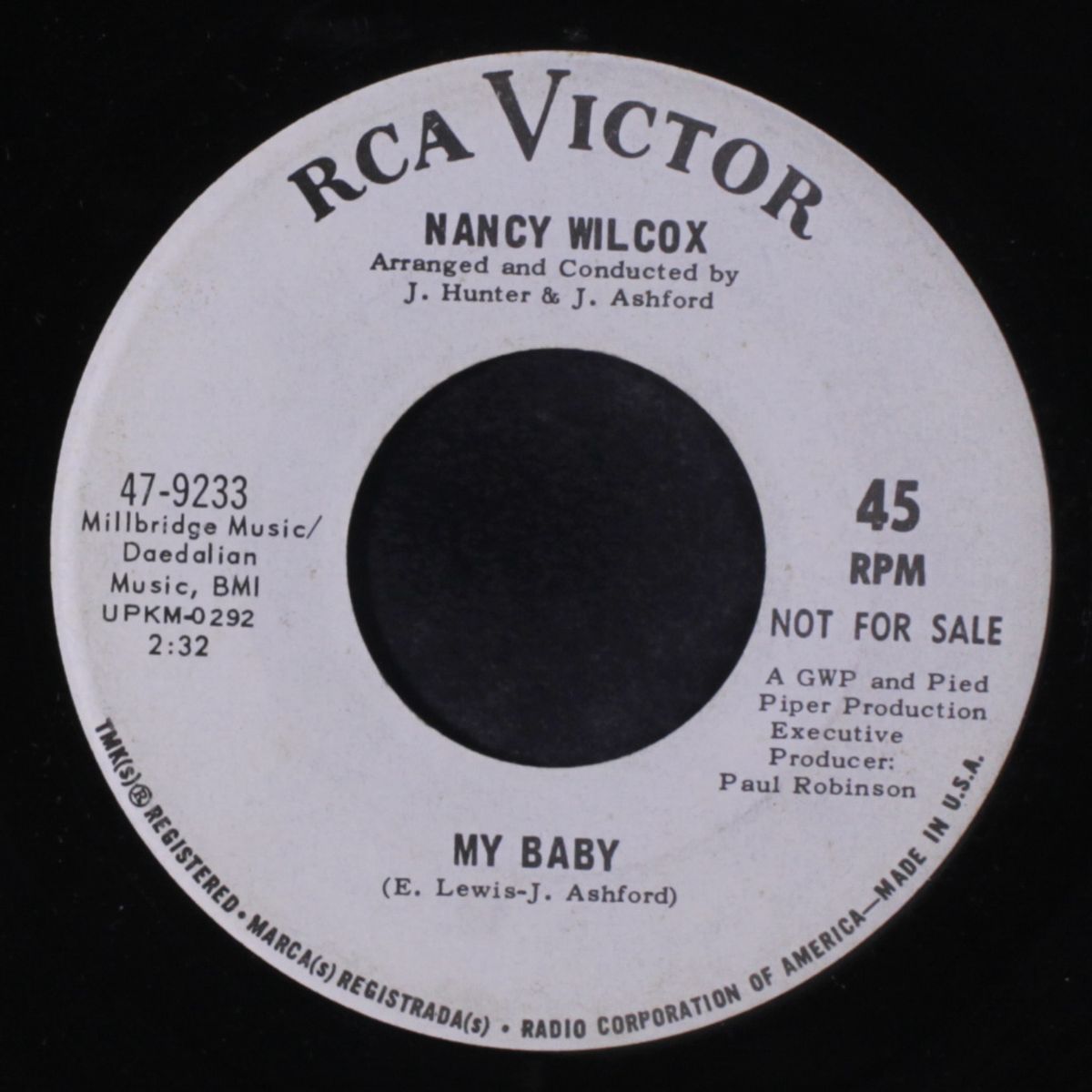 coming on strong / my baby by NANCY WILCOX