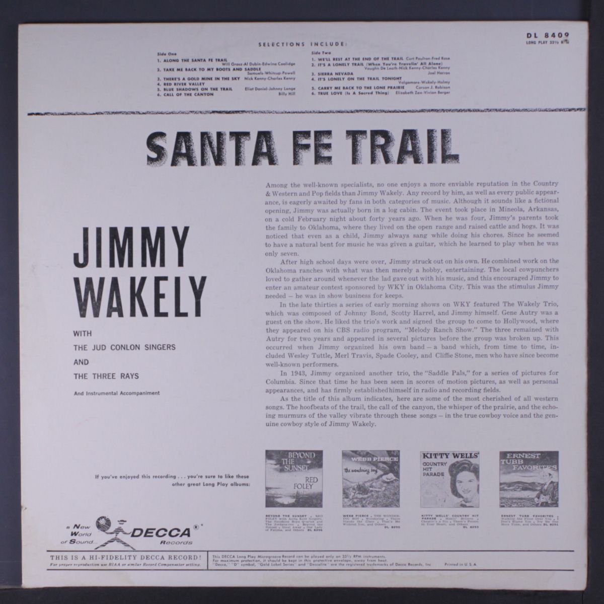 santa fe trail by JIMMY WAKELY