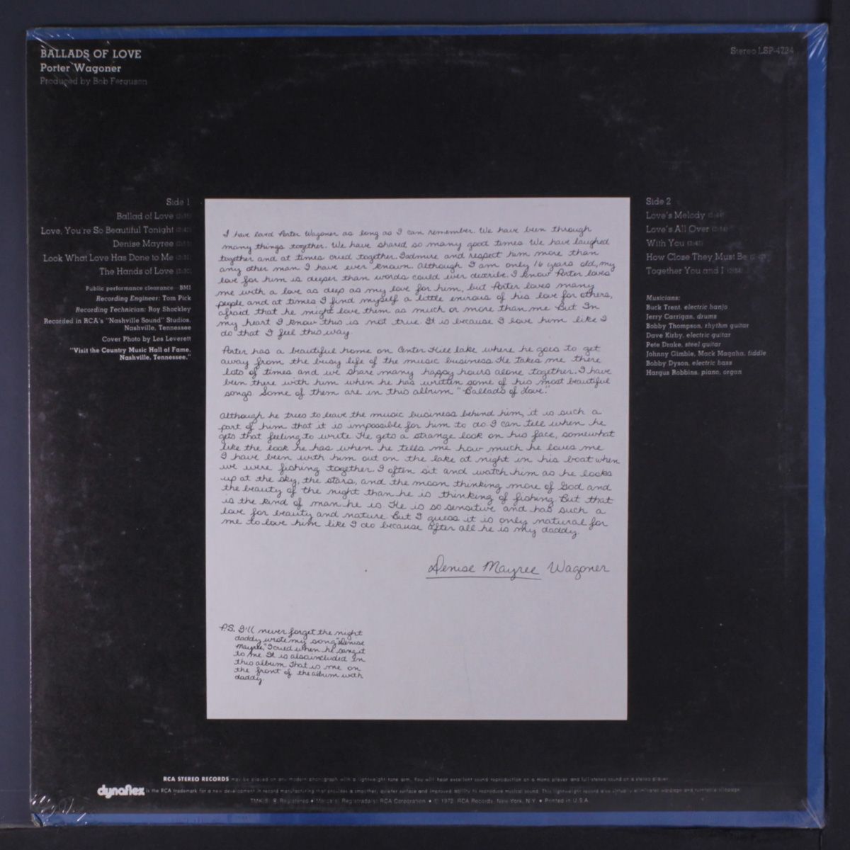 ballads of love by PORTER WAGONER