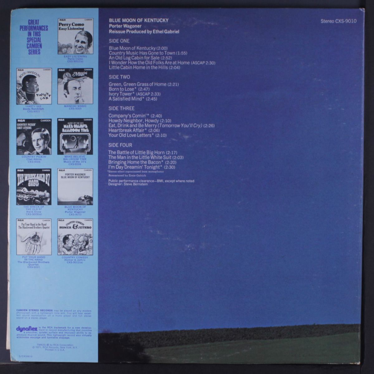 blue moon of kentucky by PORTER WAGONER
