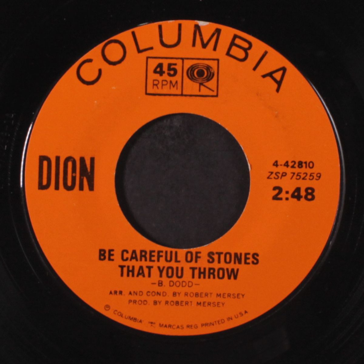 be careful of stones that you throw by DION