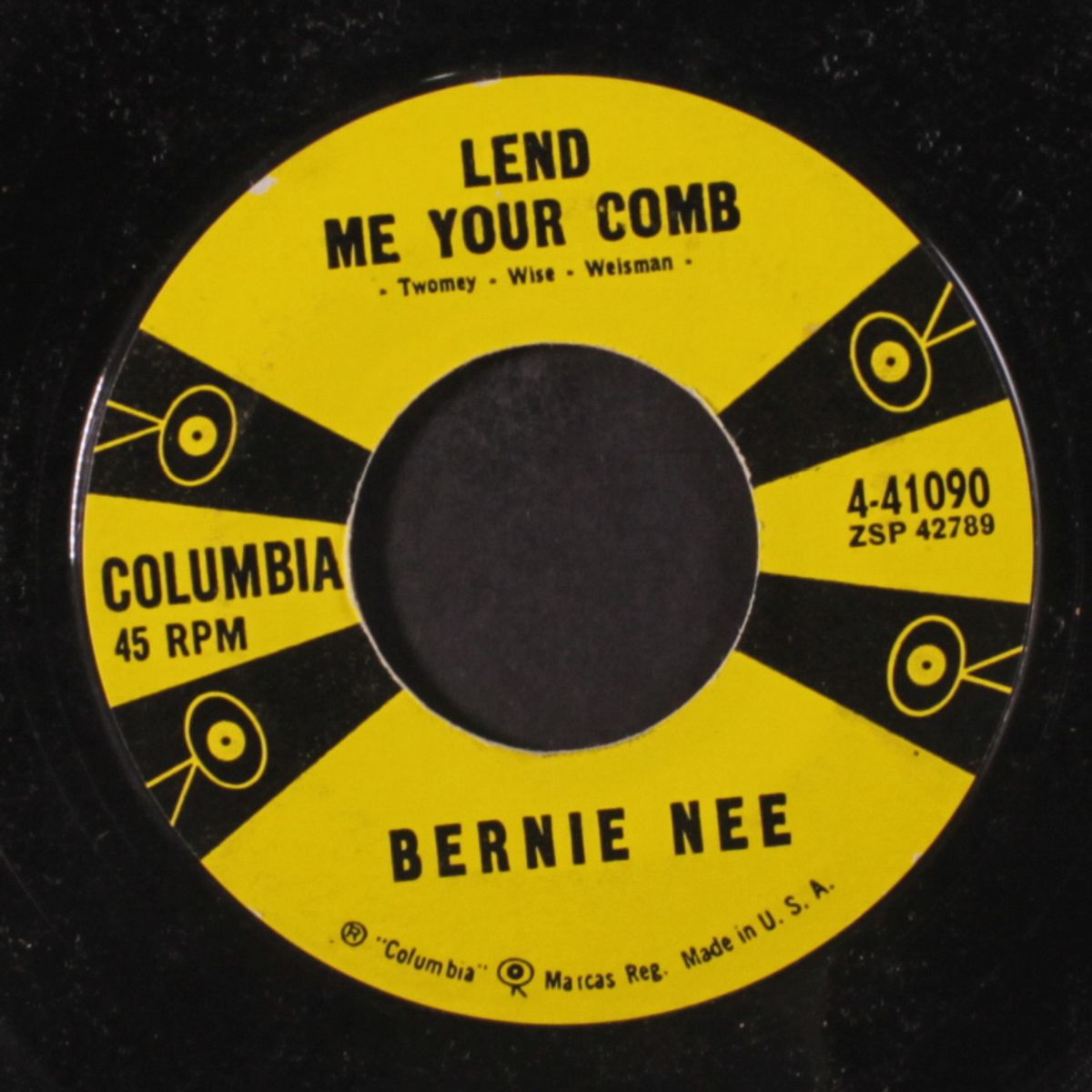 lend me your comb / medal of honor by BERNIE NEE