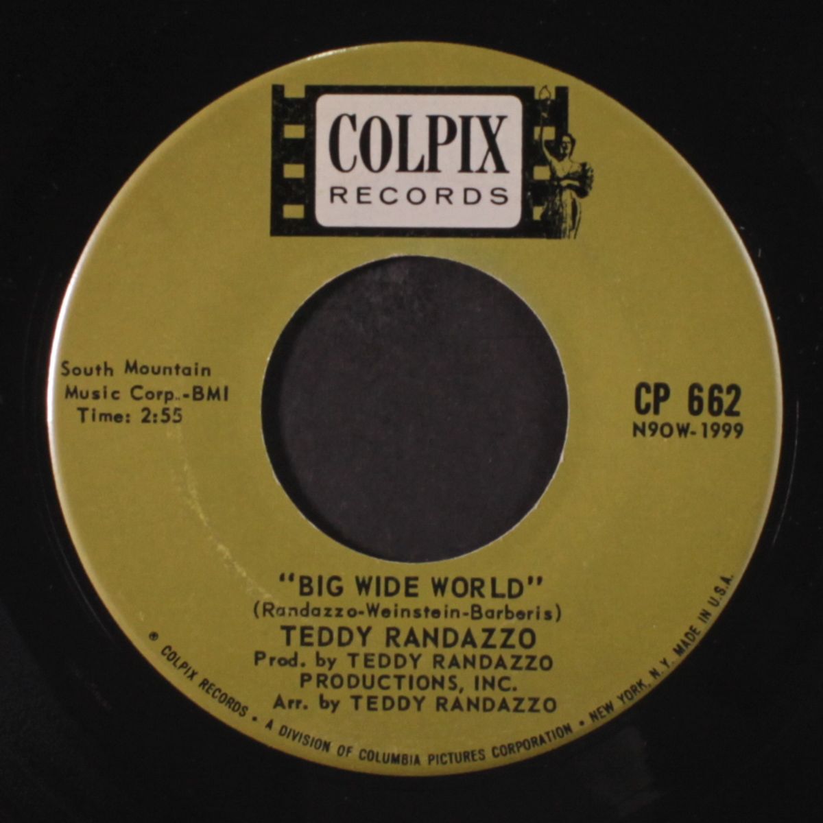 big big world / be sure my love by TEDDY RANDAZZO