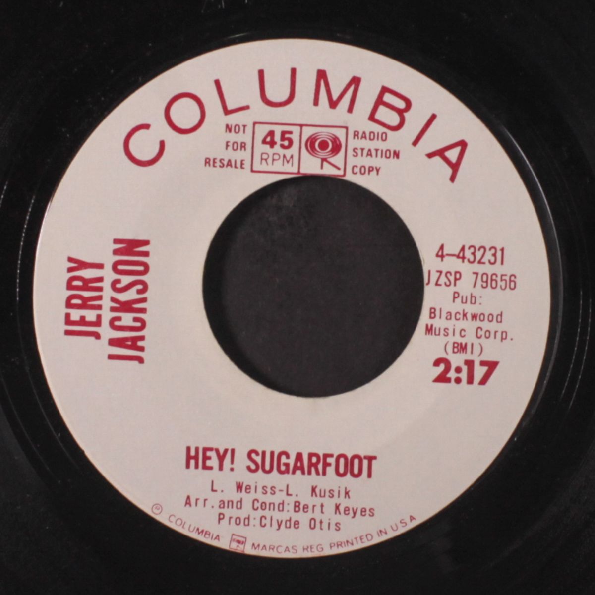 hey! sugarfoot / you're mine by JERRY JACKSON