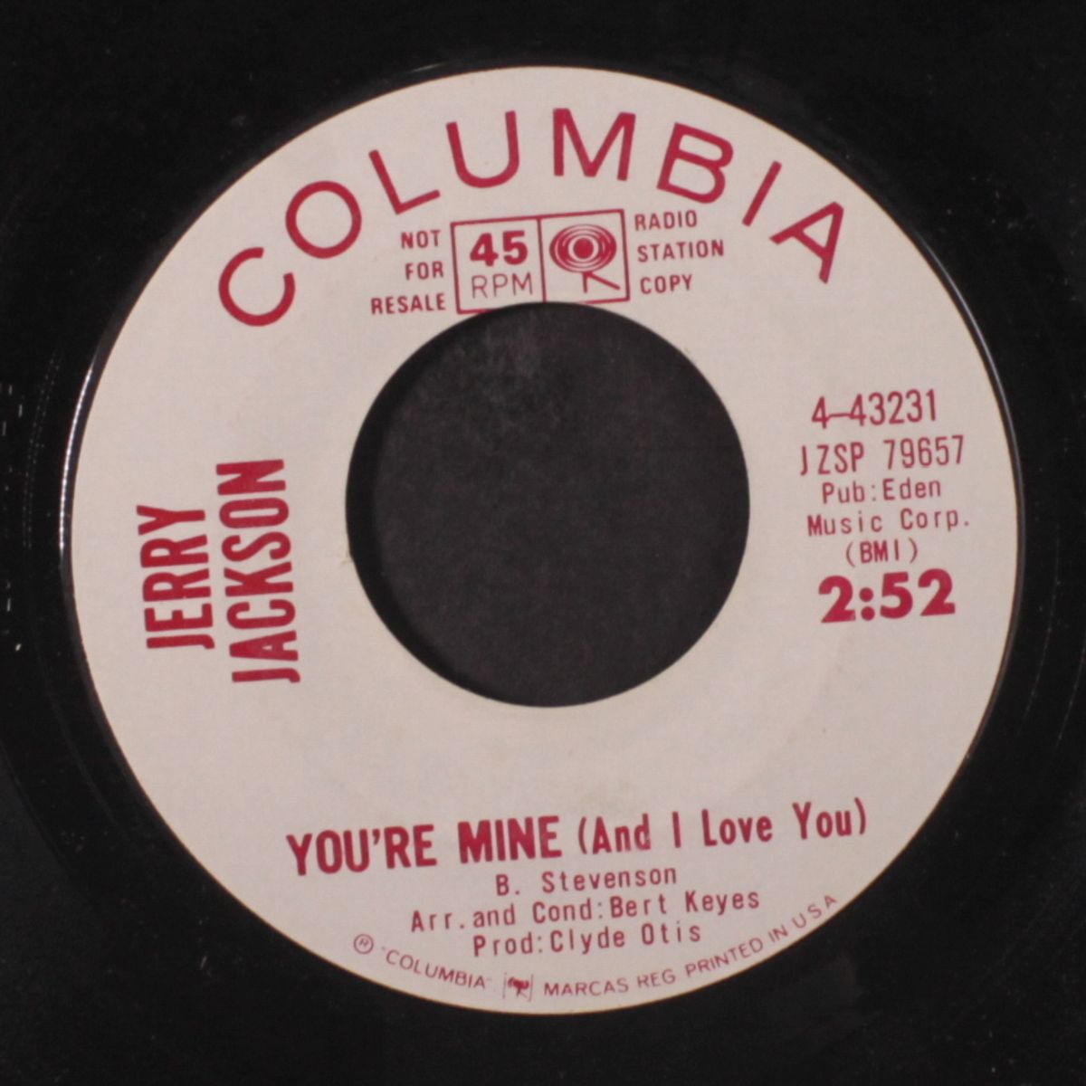 hey! sugarfoot / you're mine by JERRY JACKSON