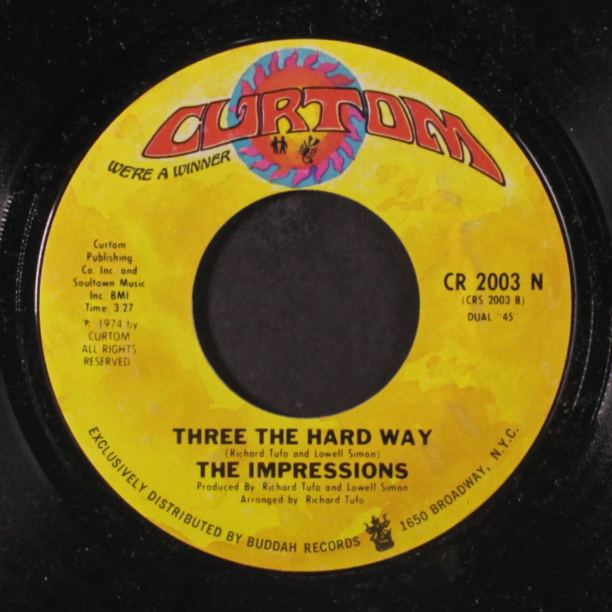something's mighty, mighty wrong / three the hard way by IMPRESSIONS