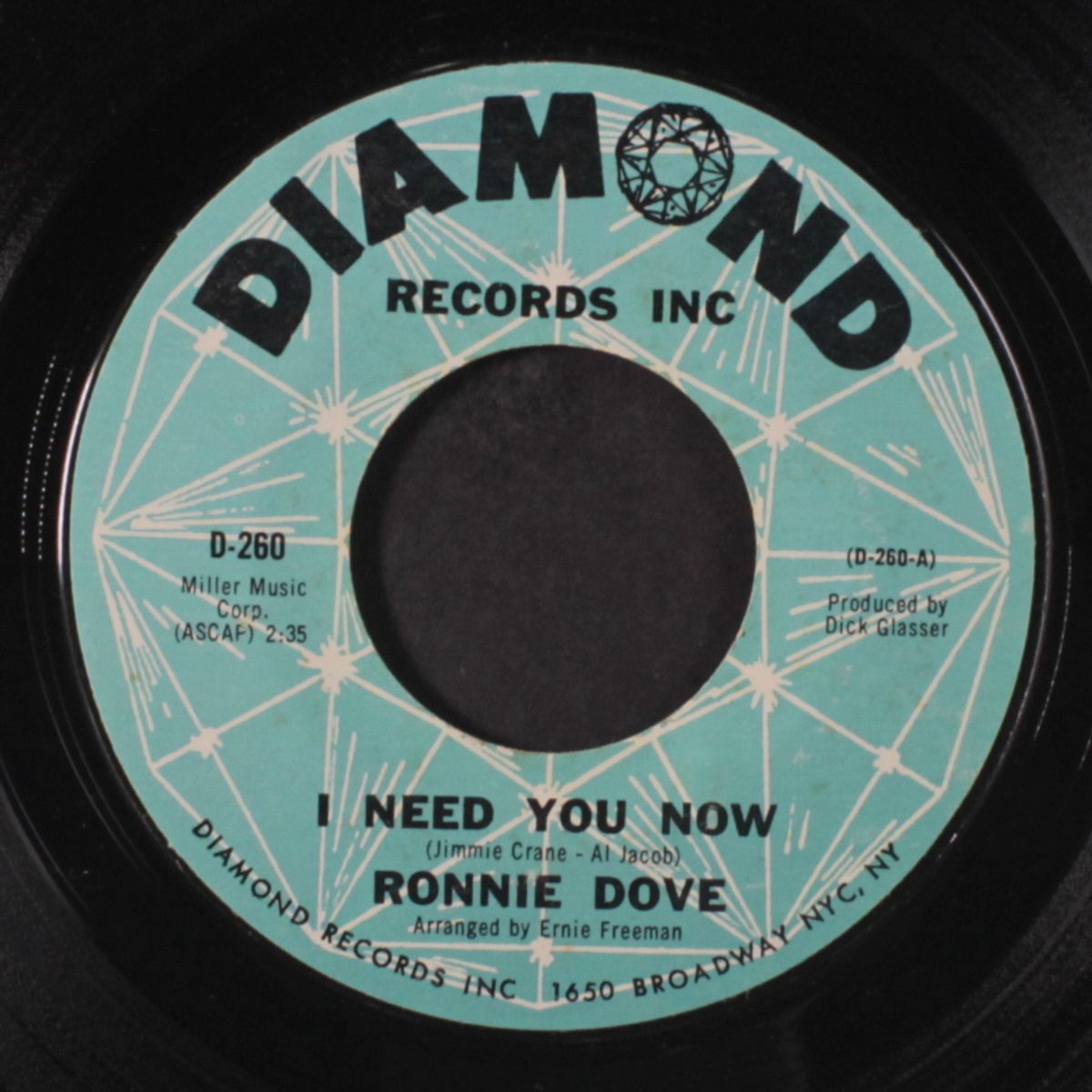 i need you now by RONNIE DOVE
