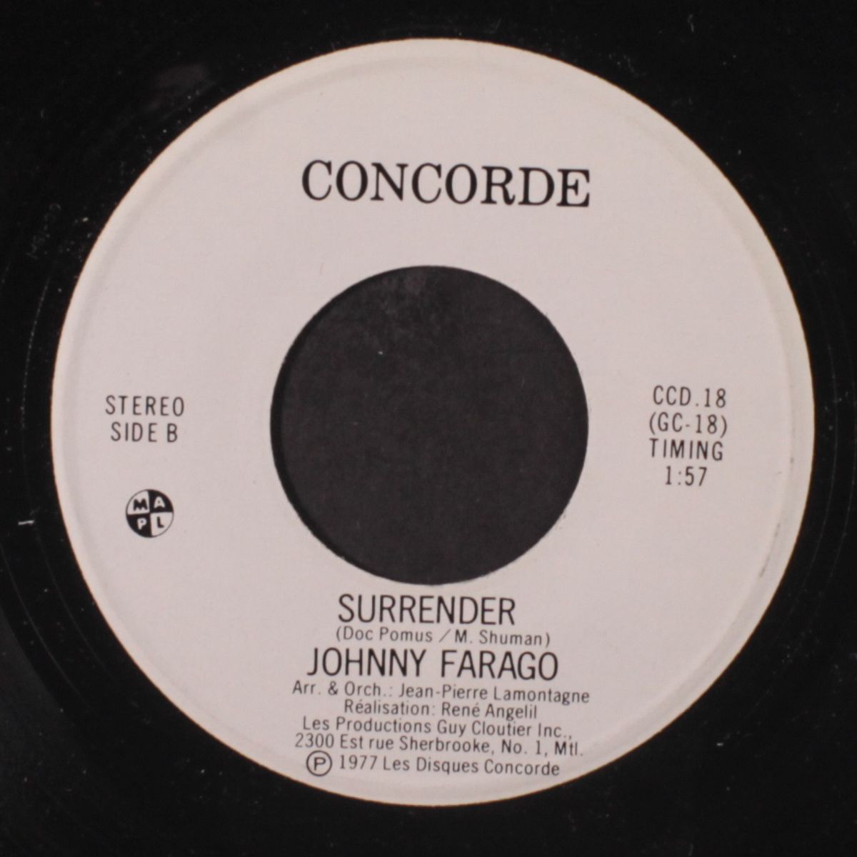 the king is gone / surrender by JOHNNY FARAGO