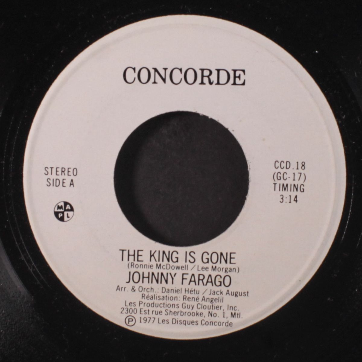 the king is gone / surrender by JOHNNY FARAGO