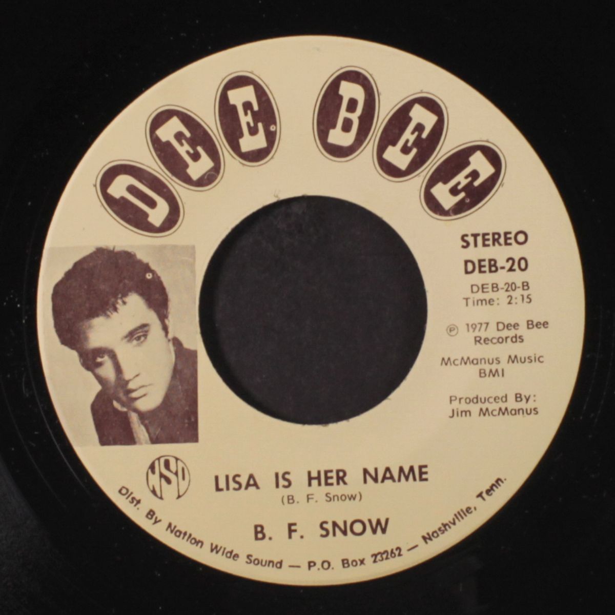 elvis is a legend / lisa is her name by B.F. SNOW
