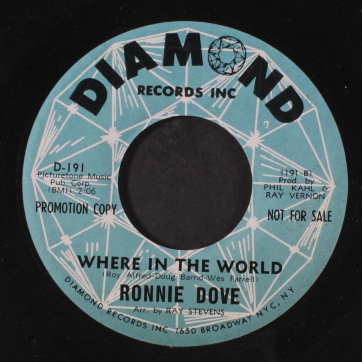 kiss away by RONNIE DOVE
