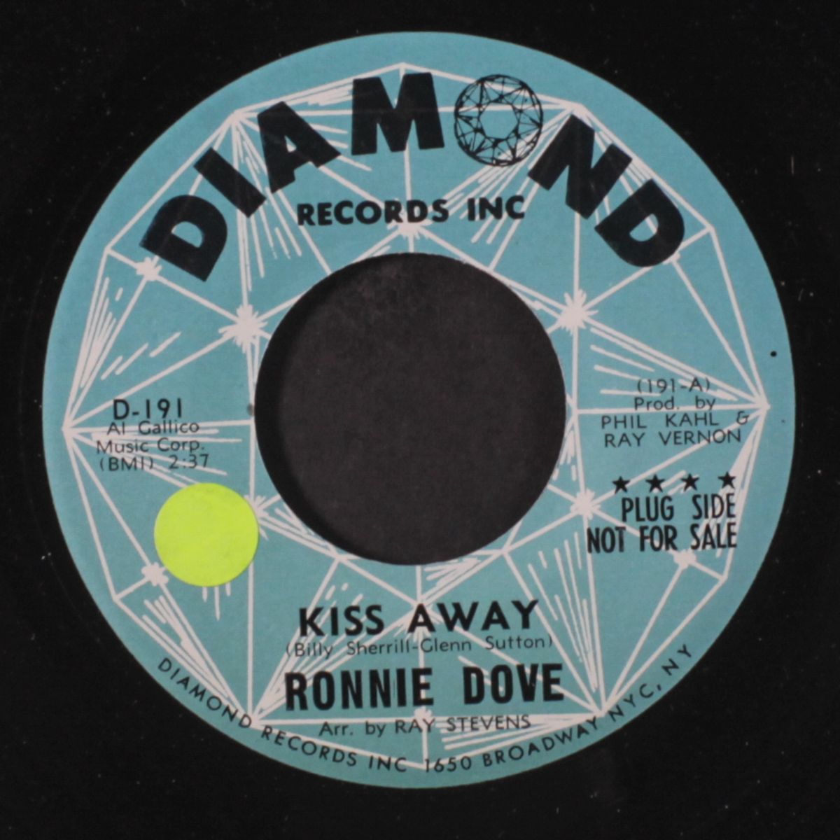 kiss away by RONNIE DOVE