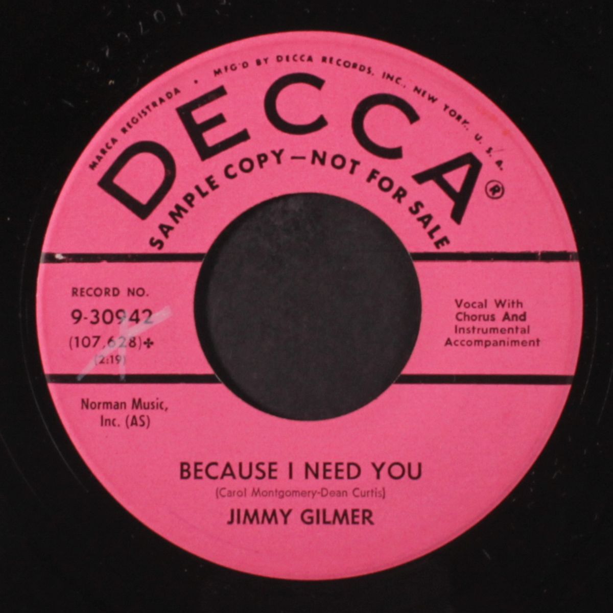 look alive! / because i need you by JIMMY GILMER
