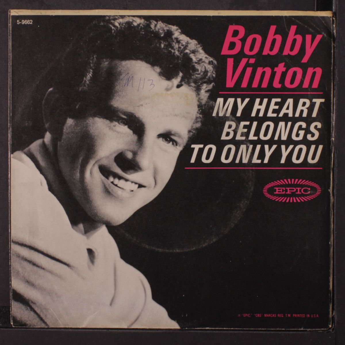 my heart belongs to only you by BOBBY VINTON
