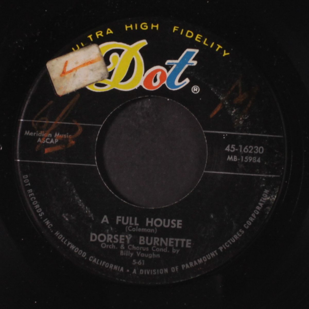 rainin' in my heart by DORSEY BURNETTE