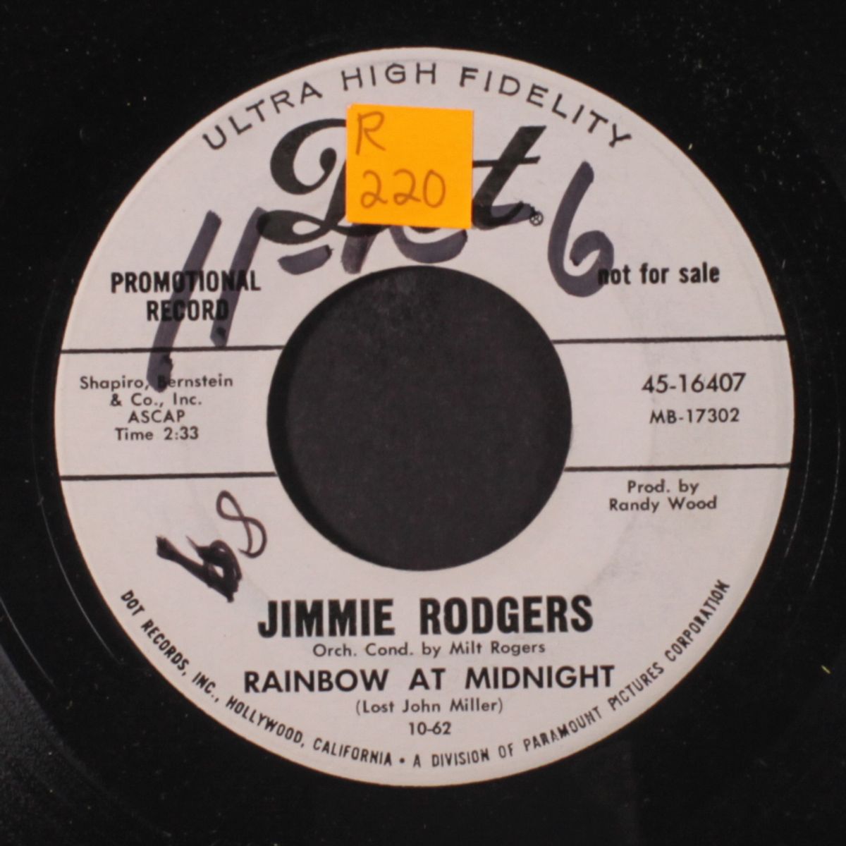 rainbow at midnight by JIMMIE RODGERS