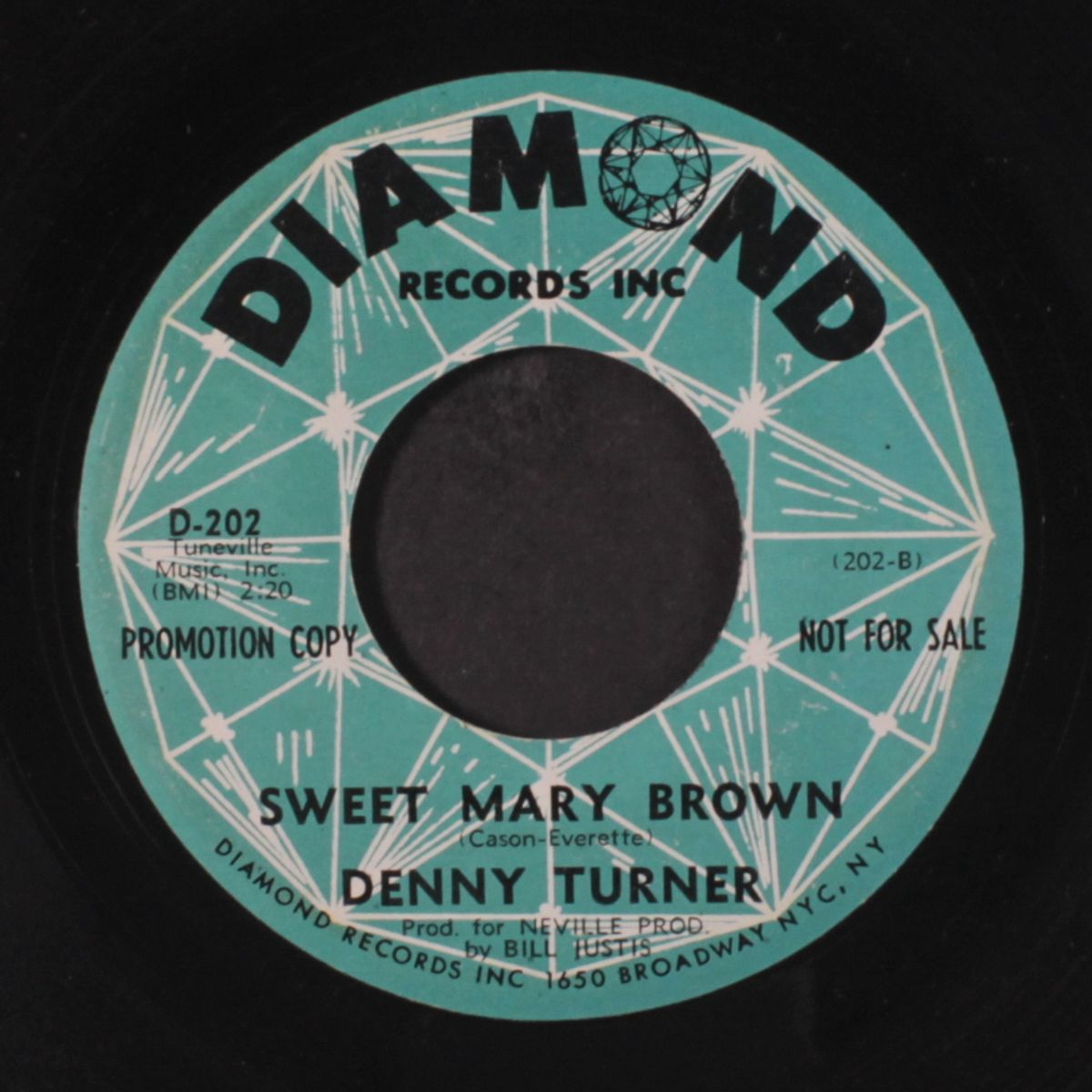 rockin' little angel / sweet mary brown by DENNY TURNER