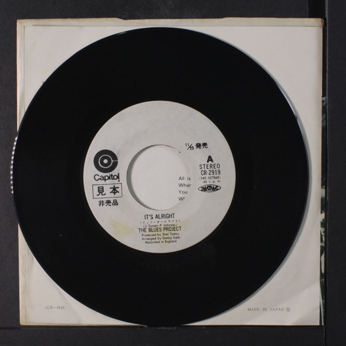 it's alright / so far, so near by BLUES PROJECT