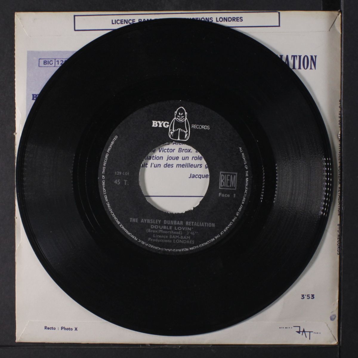 double lovin' / roamin' and ramblin' by AYNSLEY DUNBAR RETALIATION