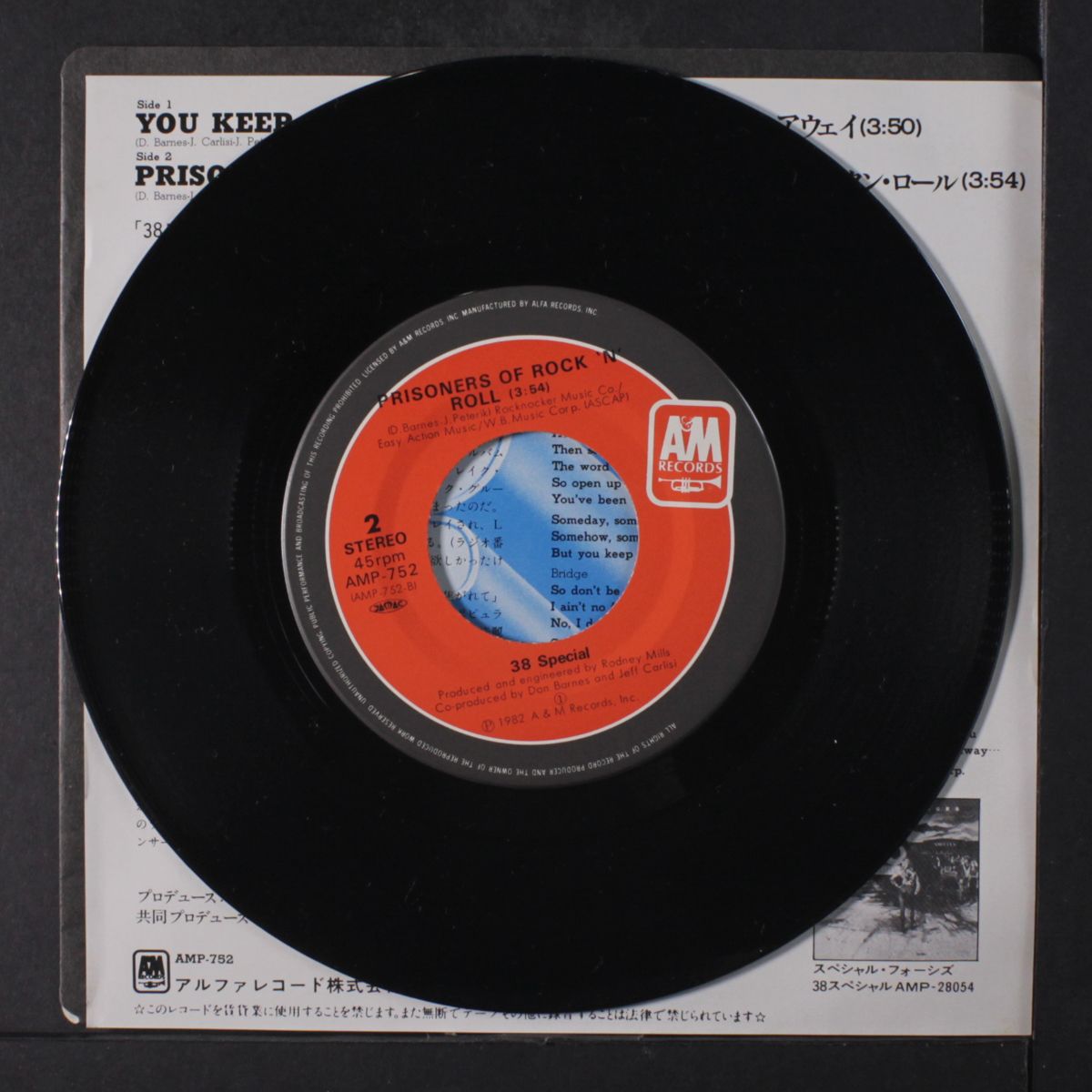 you keep runnin' away / prisoners of rock 'n' roll by 38 SPECIAL