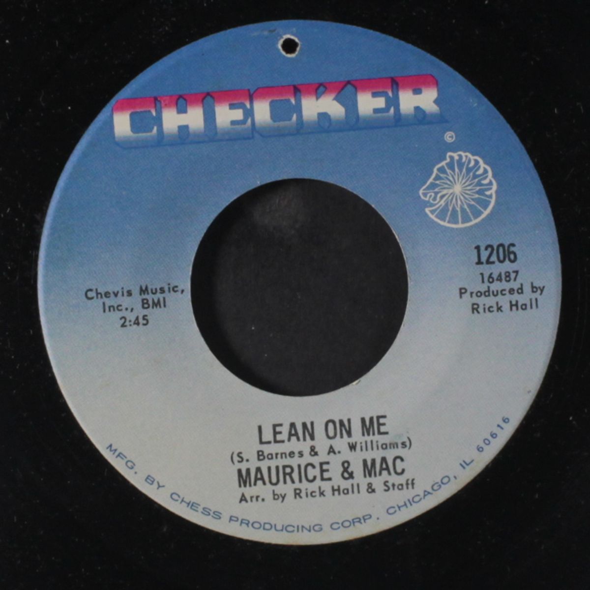 lean on me / why don't you try me by MAURICE & MAC