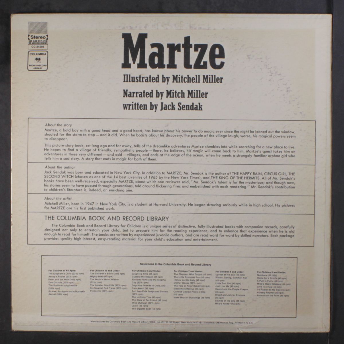 martze by MITCH MILLER
