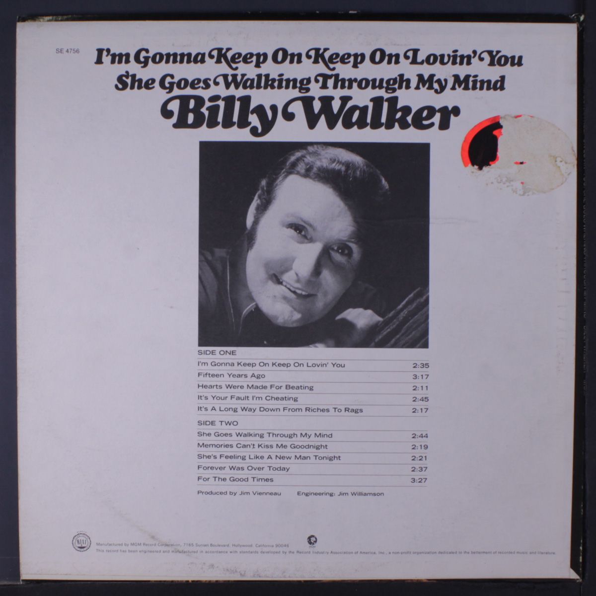 i'm gonna keep on lovin' you by BILLY WALKER