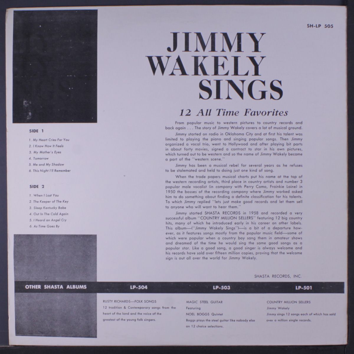 12 all time favorites by JIMMY WAKELY
