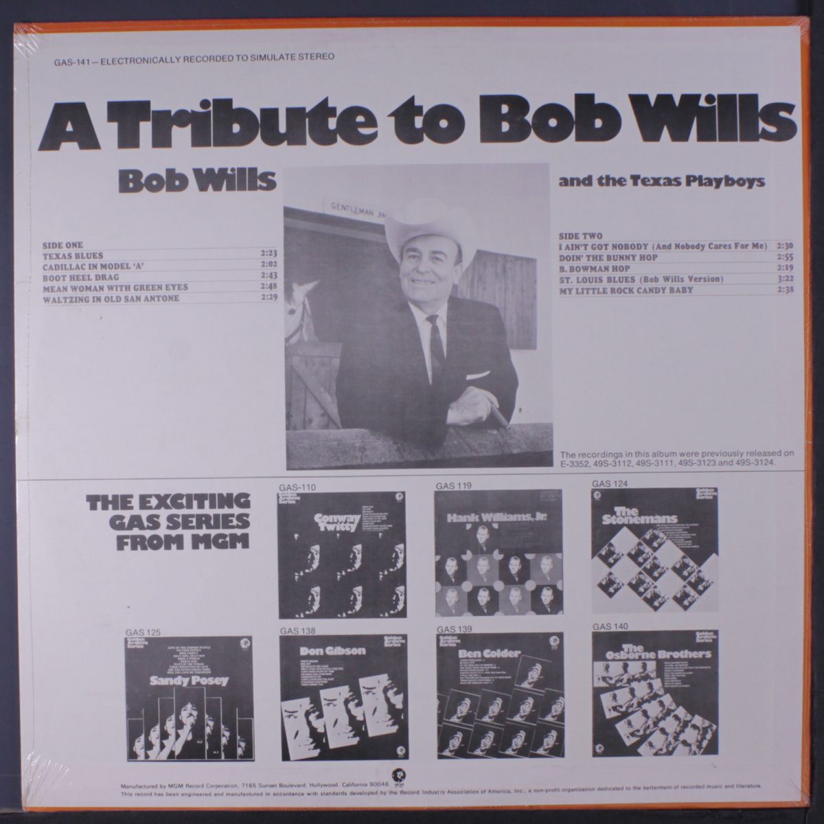 a tribute to by BOB WILLS