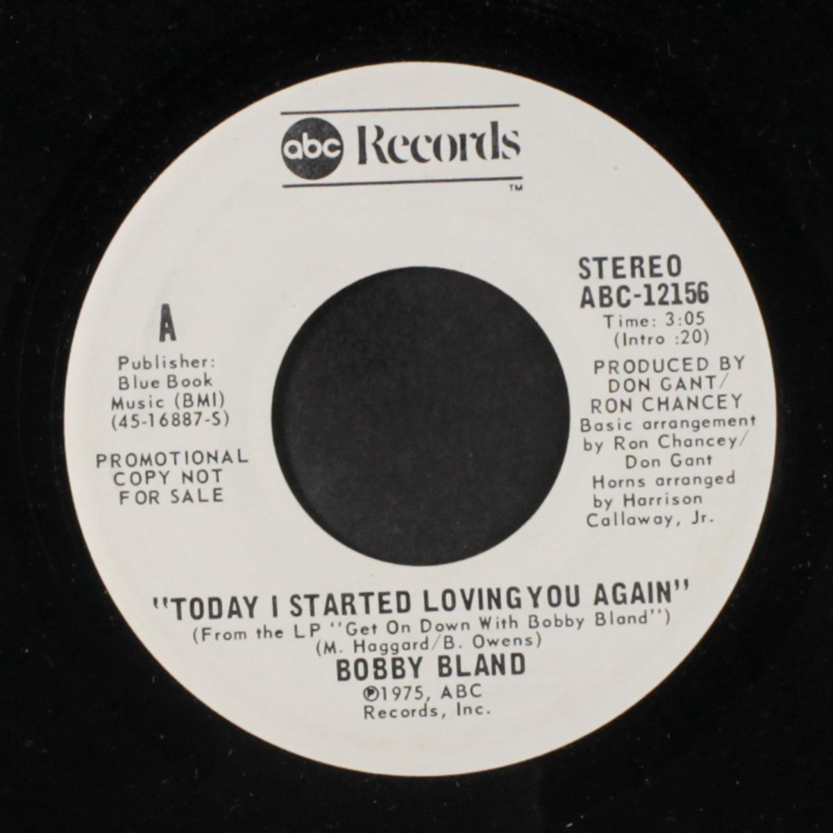today i started loving you again by BOBBY BLAND