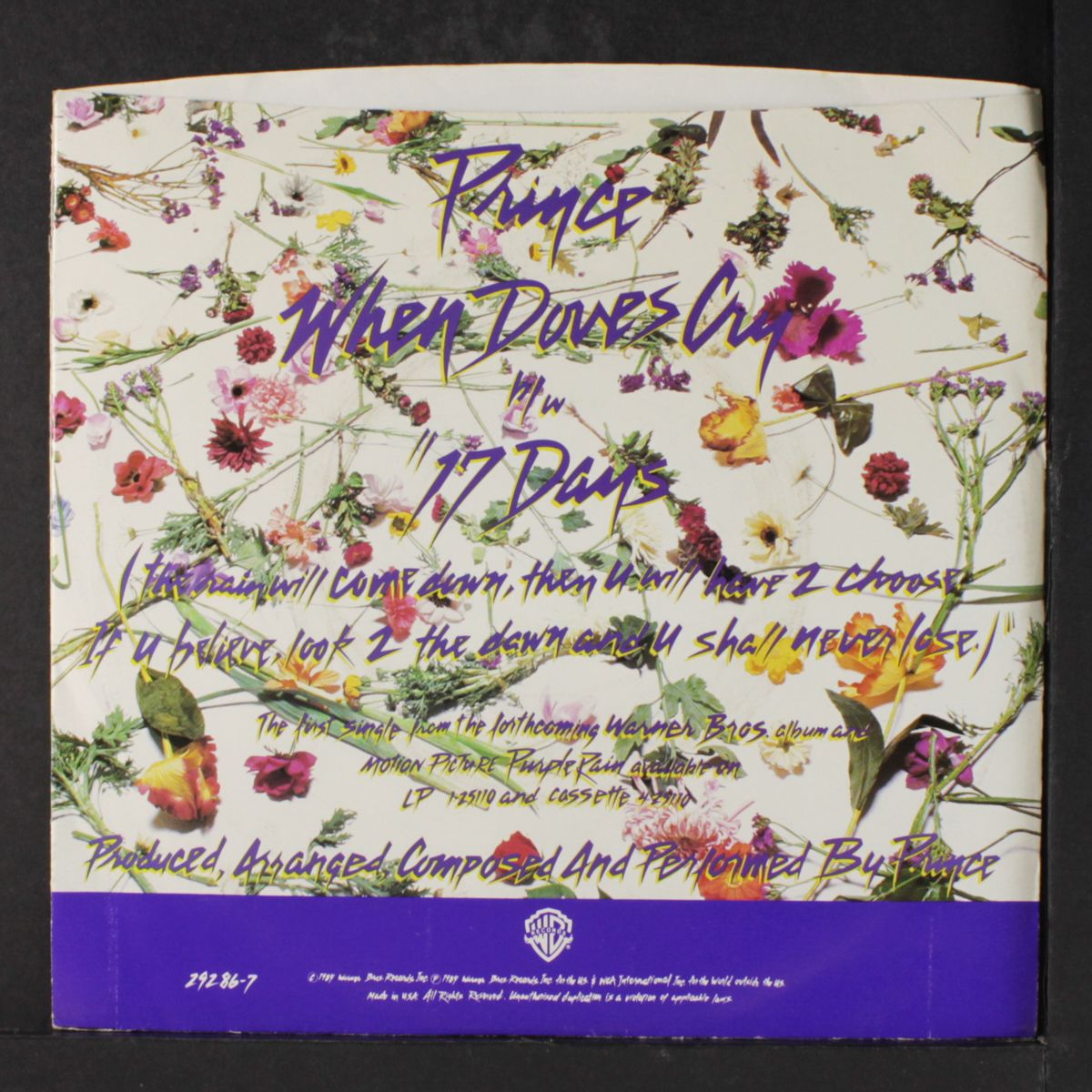 when doves cry / 17 days by PRINCE