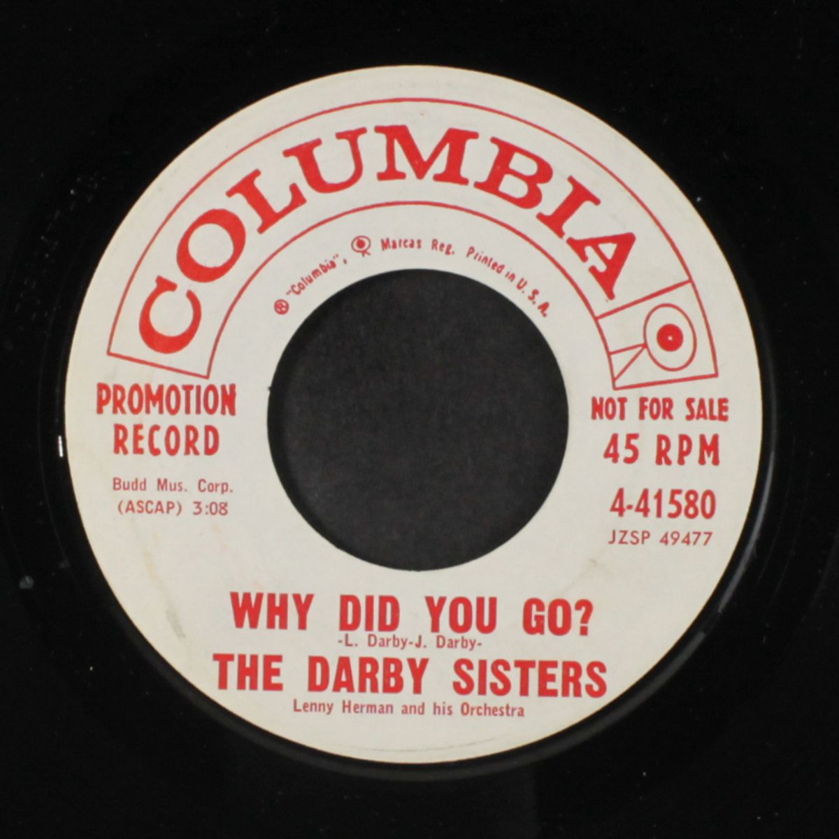 think of all the fun we've had / why did you go? by DARBY SISTERS