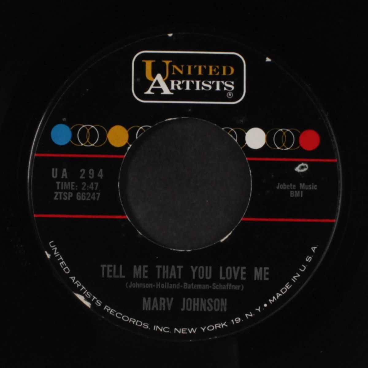 merry-go-round / tell me that you love me by MARV JOHNSON