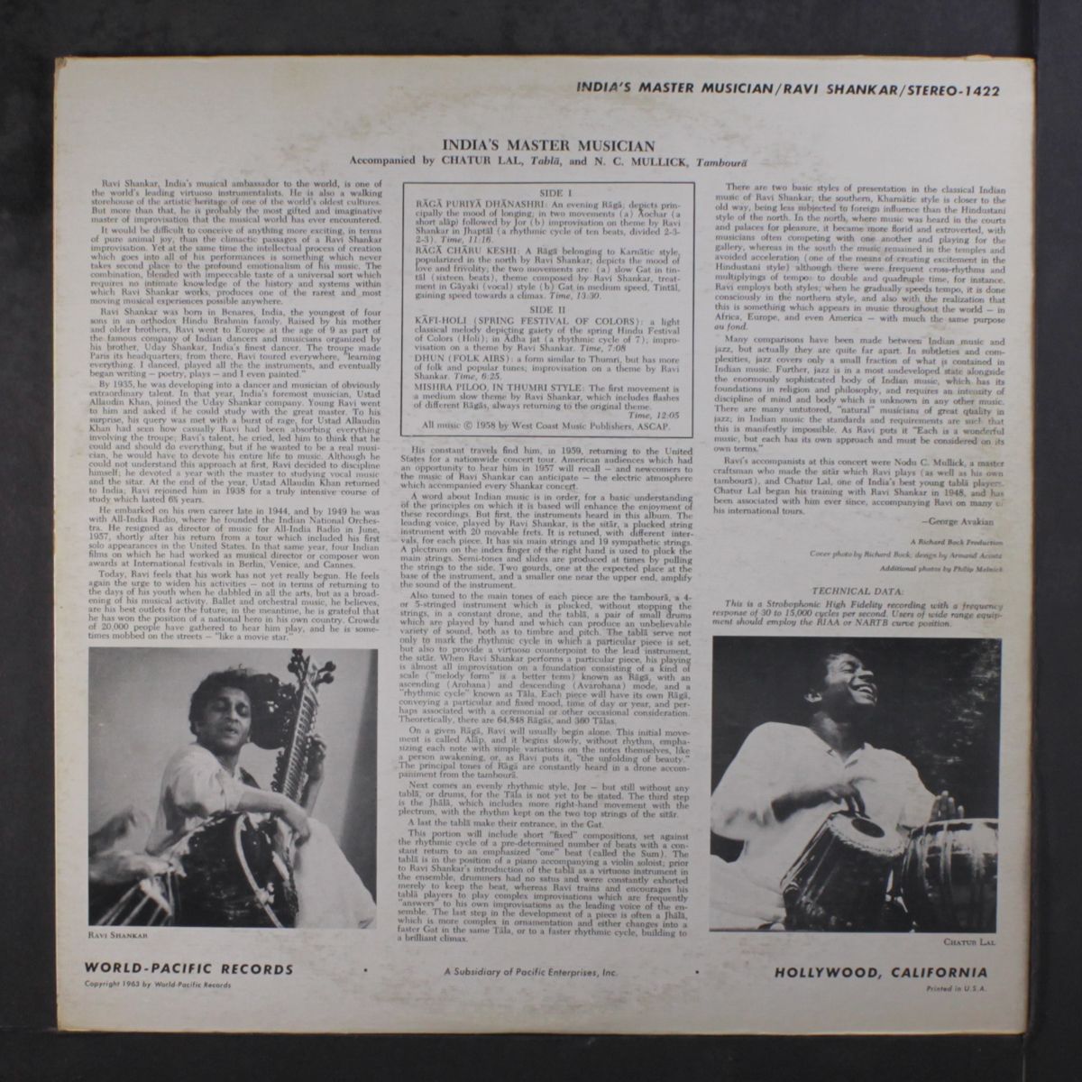 india's master musician by RAVI SHANKAR