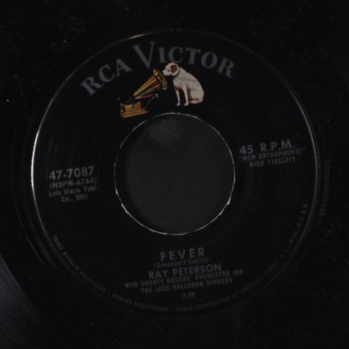 fever / we're old enough to cry by RAY PETERSON