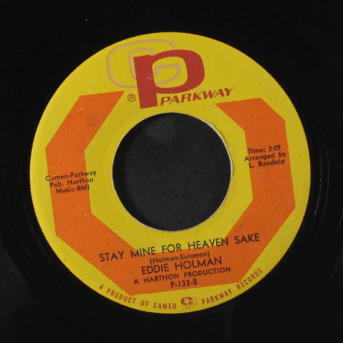 somewhere waits a lonely girl / stay mine for heaven sake by EDDIE HOLMAN