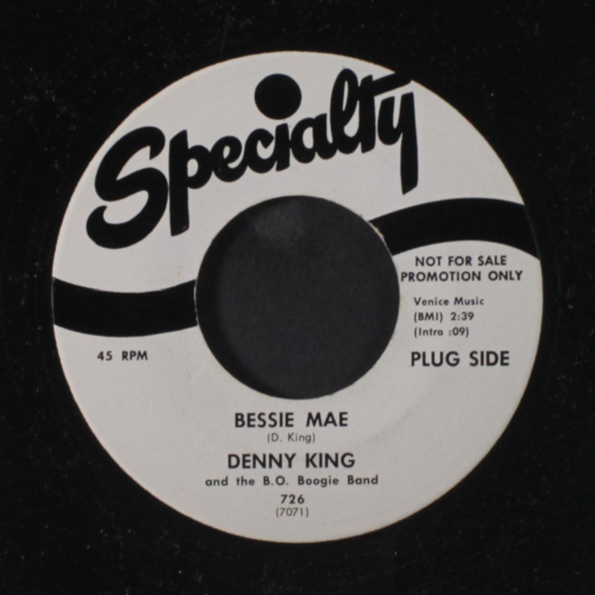 bessie mae / go down moses by DENNY KING