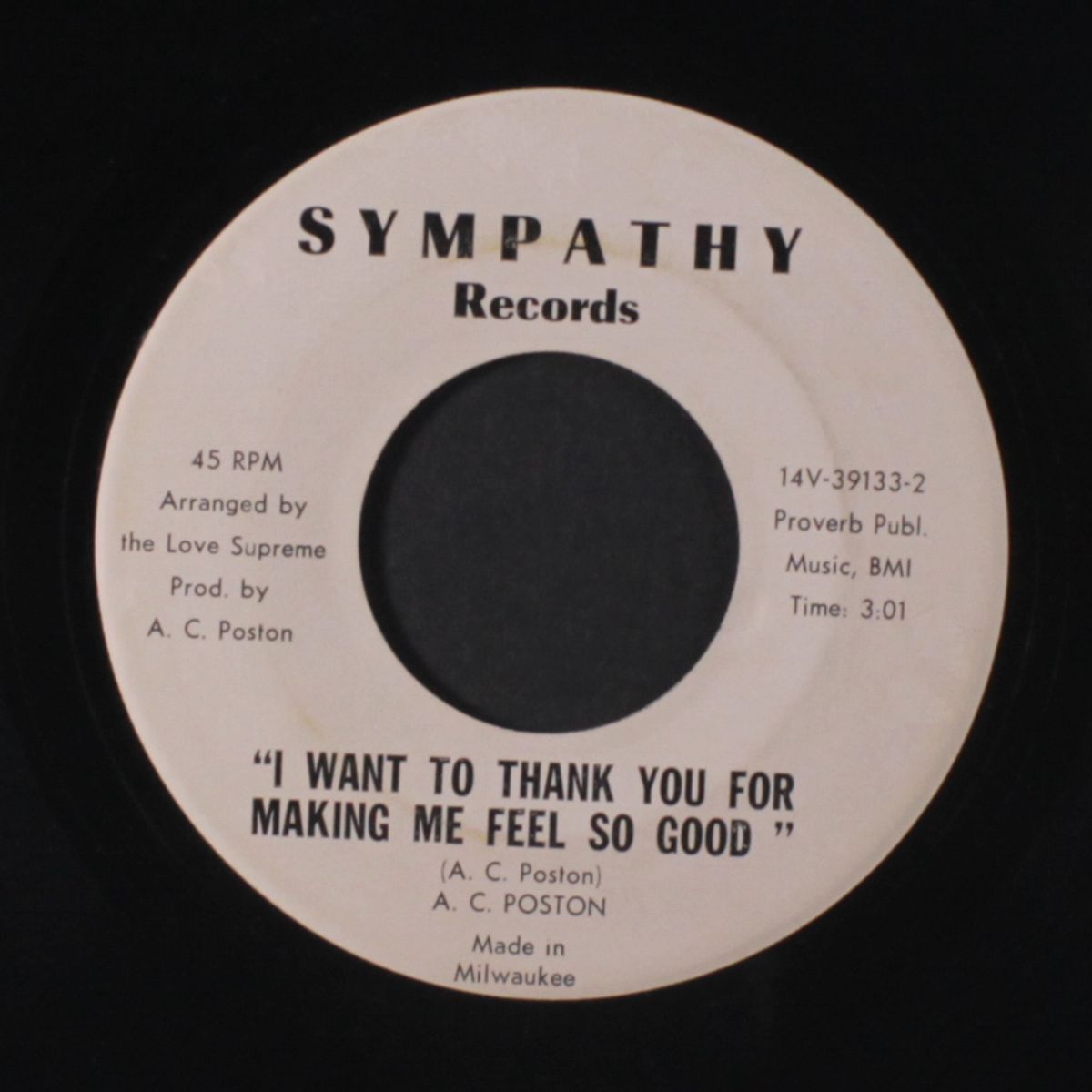 you were made for me / i want to thank you for making me feel so good by A.C. POSTON