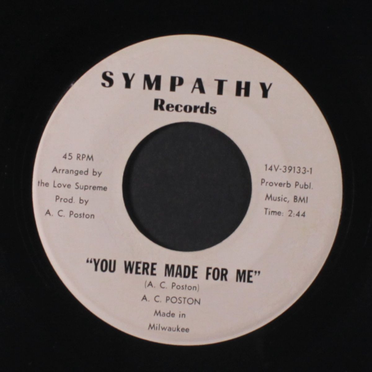 you were made for me / i want to thank you for making me feel so good by A.C. POSTON