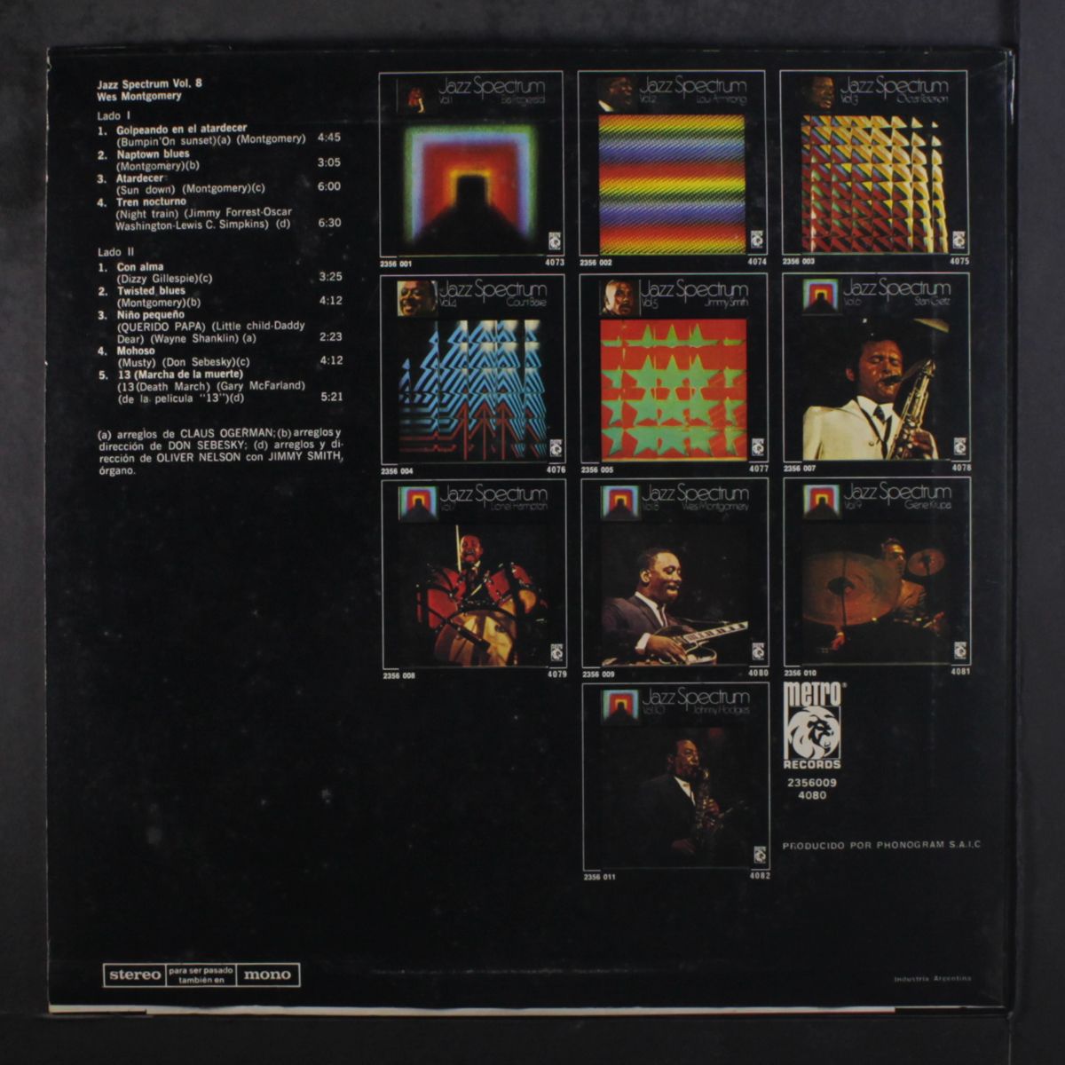 jazz spectrum vol 8 by WES MONTGOMERY