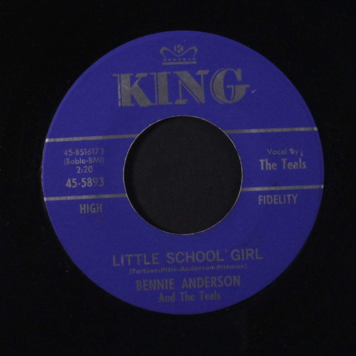 little school girl / sugar girl by BENNIE ANDERSON & TEALS