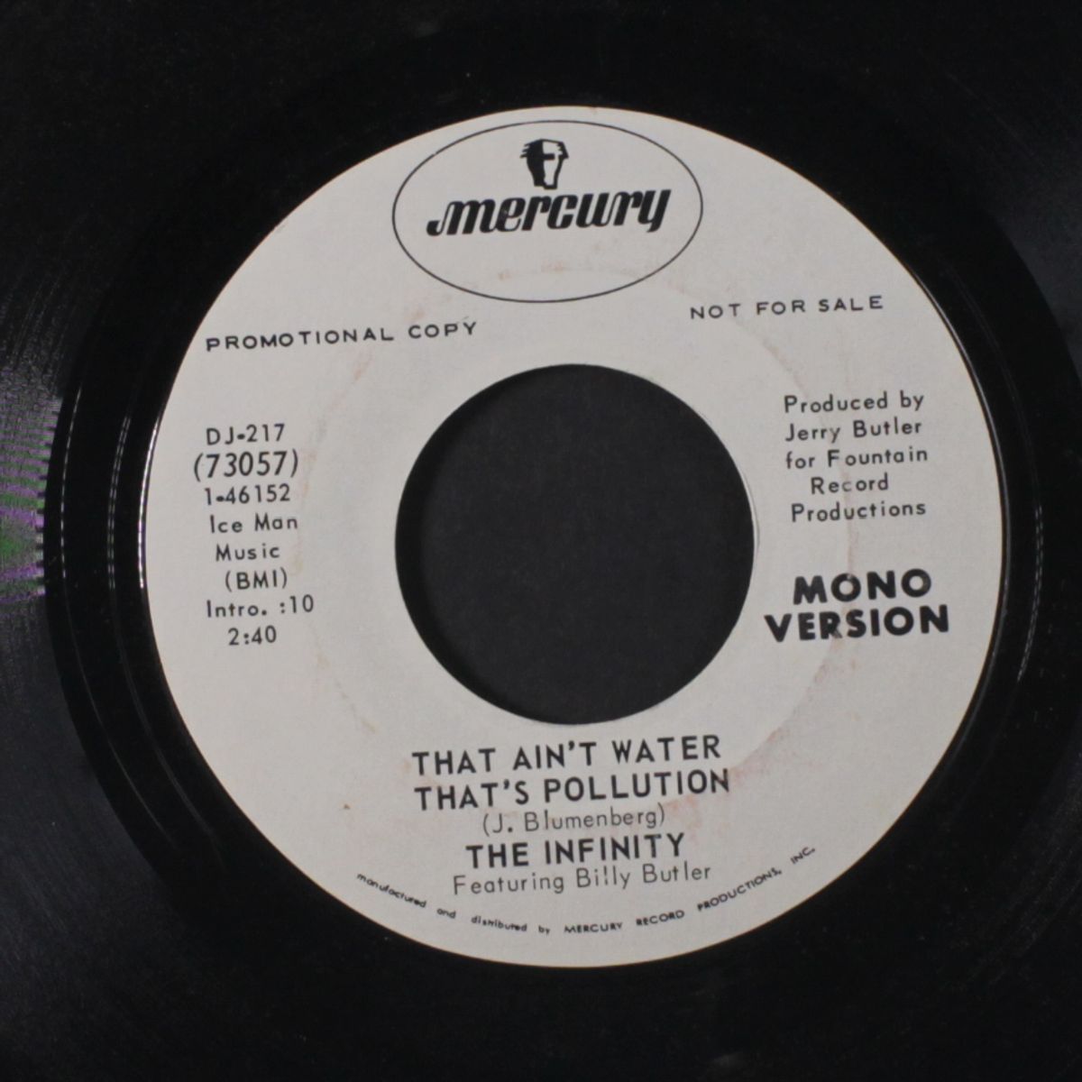 that ain't water that's pollution / mono by INFINITY