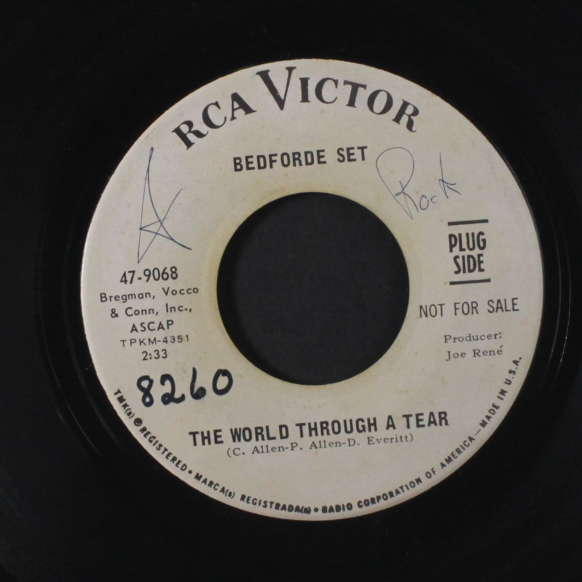 girl go run away / world thru a tear by BEDFORDE SET