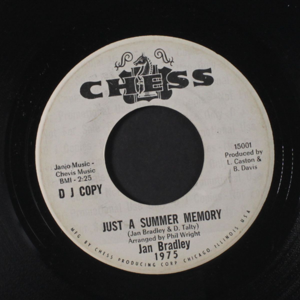 he'll wait on me / just a summer memory by JAN BRADLEY